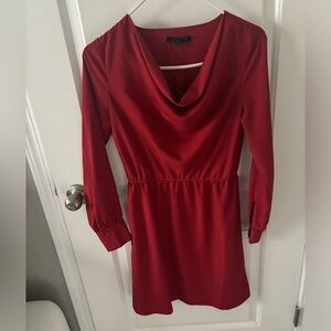 Banana Republic Red long sleeve dress size 2p